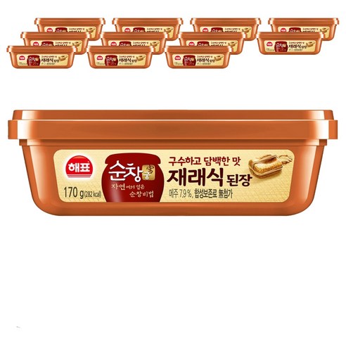 해표 순창궁 재래식 된장, 170g, 12개