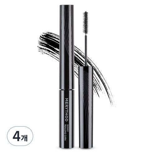 메리쏘드 스키니 릴롱카라 마스카라 3.2g, 블랙, 4개