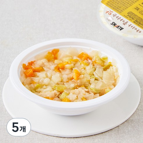 엘빈즈 닭가슴살 야채 간장볶음, 100g, 5개