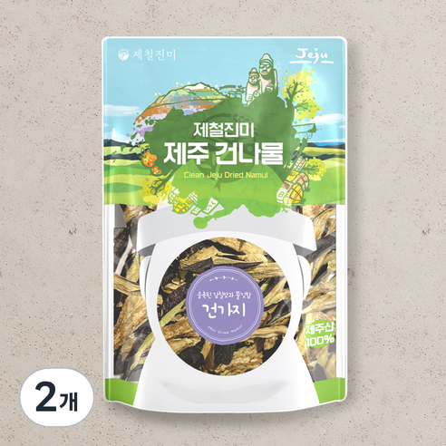 제철진미 응축된 감칠맛과 쫄김함 제주산 건가지, 2개, 50g