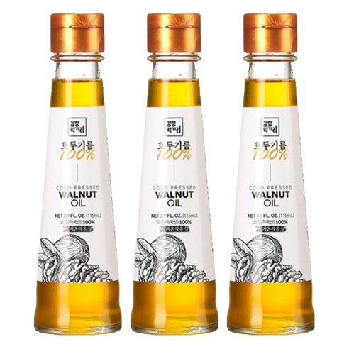감성먹거리 호두기름, 115ml, 3개