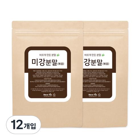 바른티 미강 분말 볶음, 200g, 12개
