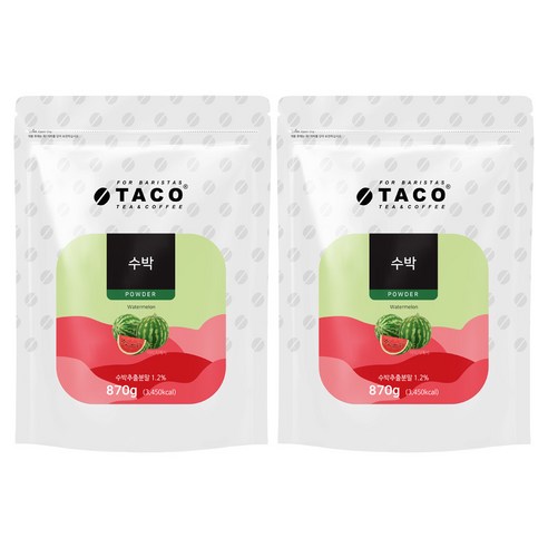 타코 수박 파우더, 870g, 1개입, 2개