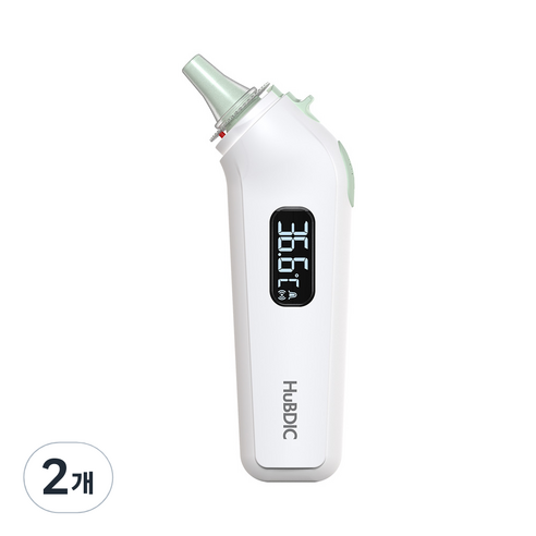 휴비딕 귀 적외선 체온계 + 사은품 랜덤발송, 2개