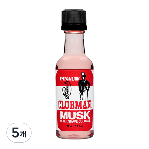 클럽맨피노드 머스크 에프터쉐이브 코롱, 50ml, 5개