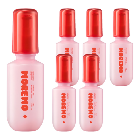 모레모 헤어 에센스 딜라이트풀 오일, 70ml, 6개