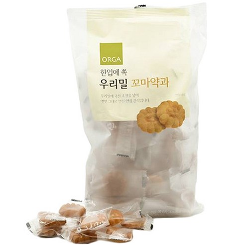 올가홀푸드 한입에 쏙 우리밀 꼬마약과, 400g, 1개
