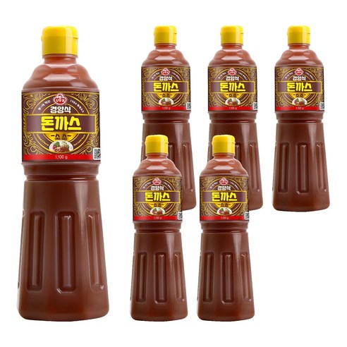 오뚜기 경양식 돈까스소스, 1.1kg, 6개