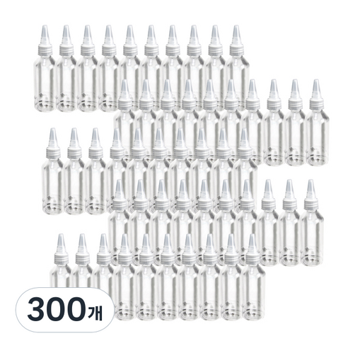 아리코 소분공병 뾰족캡 소분용기 100ml, 300개