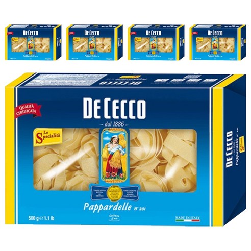 데체코 파파델리 파스타, 500g, 5개
