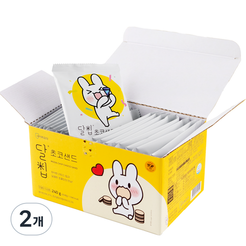 달칩 네이처오다 초코샌드 20p, 240g, 2개