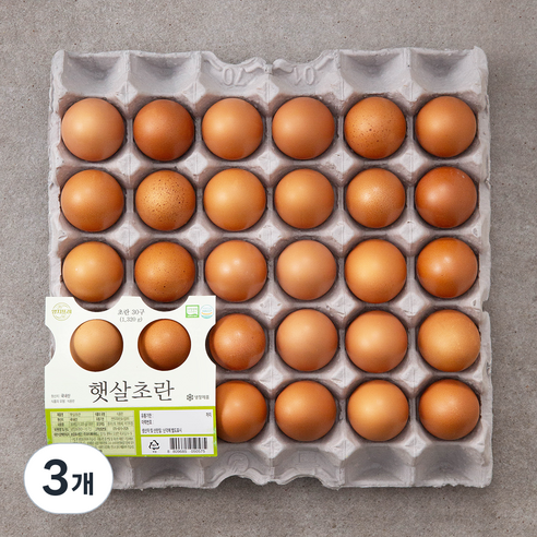 양지뜨레 무항생제 초란, 30구, 3개