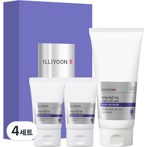 일리윤 튼살크림 200ml + 30ml x 2p 선물세트, 4세트