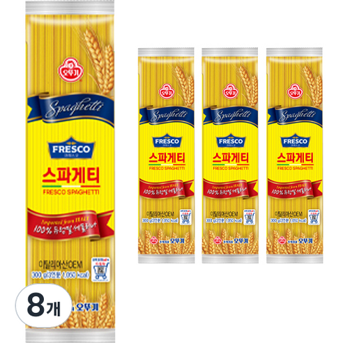 오뚜기 프레스코 스파게티, 300g, 8개