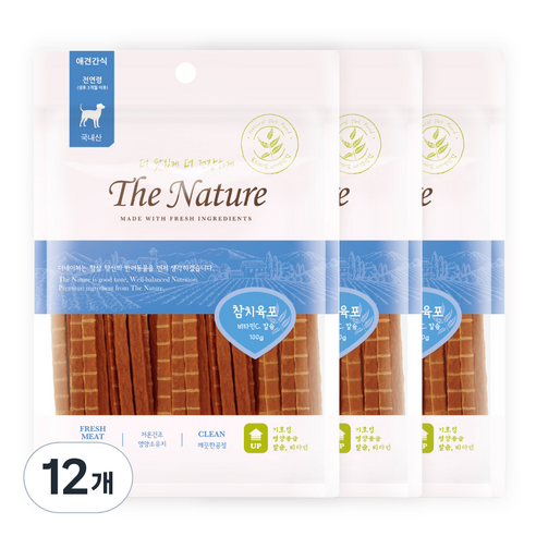 더네이쳐 져키, 참치, 100g, 12개