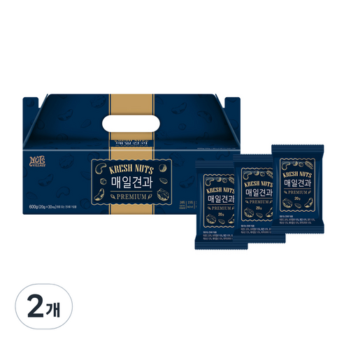 넛츠빌리지 크래쉬넛츠 프리미엄 30p, 600g, 2개