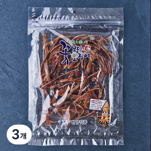 한양식품 꽃보다 오징어, 70g, 3개
