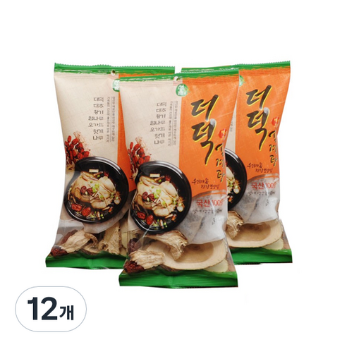 더덕삼계탕, 12개, 100g