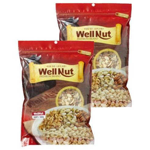 웰넛 자연두레 아몬드슬라이스, 500g, 2개