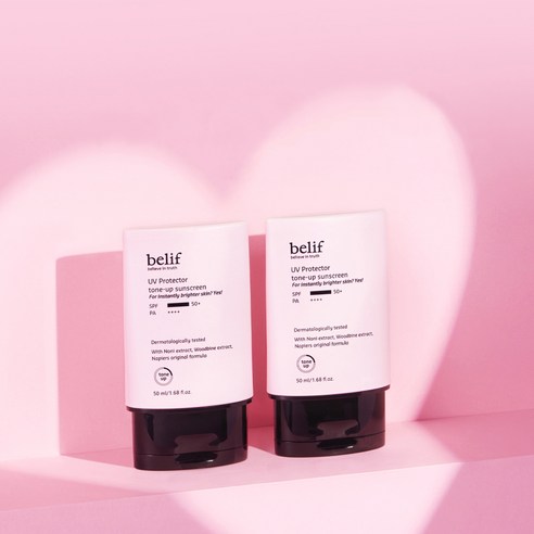 빛나는 피부를 위한 완벽한 선택, 빌리프 UV 프로텍터 톤업 선스크린