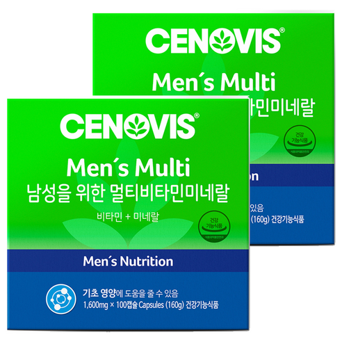 세노비스 남성용 멀티비타민미네랄, 100정, 2개