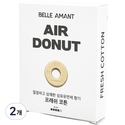   Air freshener refill for Belleamant Air Donut vehicle, 2 ea