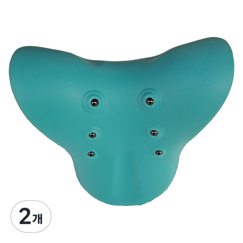 조인메이드 목 스트레칭 기구 경추베개, 그린, 2개