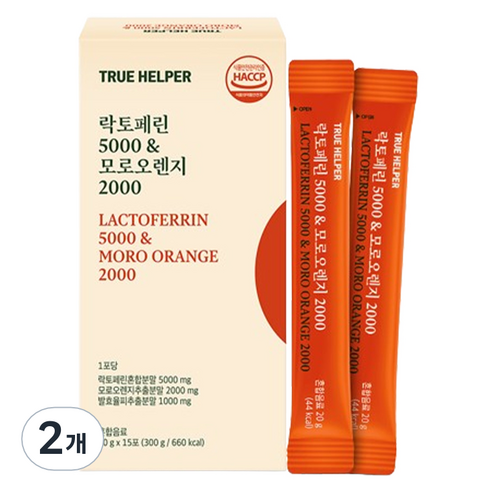 트루헬퍼 락토페린 5000 & 모로오렌지 2000 15p, 300g, 2박스