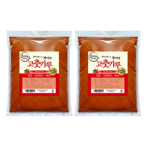 복이네먹거리 베트남 고춧가루 소스용, 500g, 2개