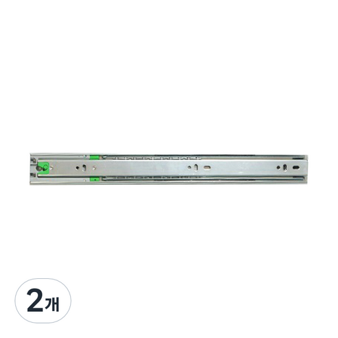 서랍가구 3단 광폭 댐핑레일 350mm, 2개
