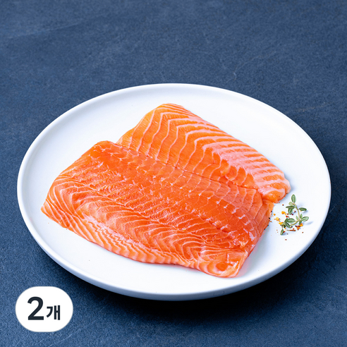 바른씨 생연어 (냉장), 2개, 500g