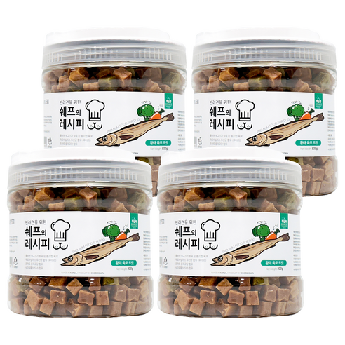 펫슐랭 반려견을 위한 쉐프의 레시피 트릿, 황태육포, 800g, 4개