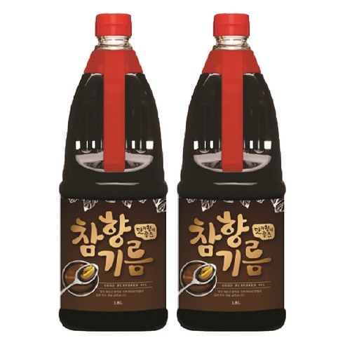 덕화 참향기름, 1.8L, 2개