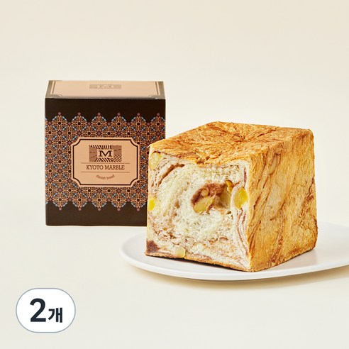 교토마블 마론 데니쉬 식빵, 623g, 2개
