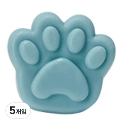 카트린느 캣 스탬프 우산꽂이, 5개입, 클래식 민트