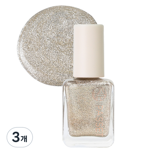 파셋 셀럽 네일컬러 폴리쉬 매니큐어, 68 샴페인골드, 7ml, 3개
