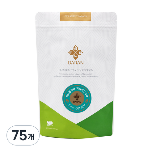다란 피나콜라다 허브차, 2g, 75개, 1개