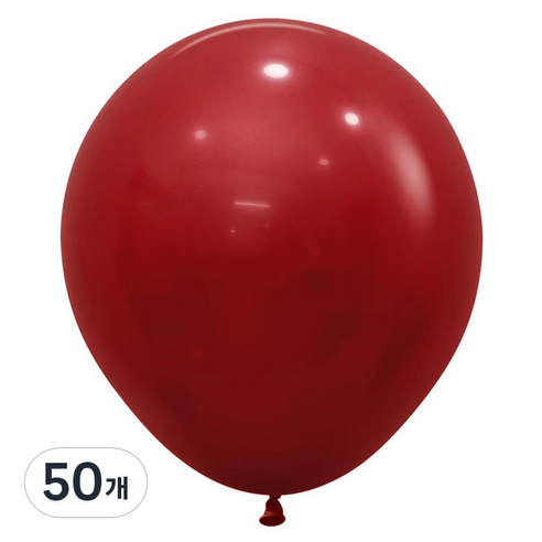 셈퍼텍스 풍선 45cm, 임페리얼레드, 50개