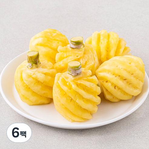 태국산 미니 파인애플 푸레, 500g, 6팩