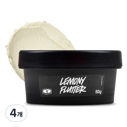 러쉬 레모니 플러터 큐티클 버터, 4개, 50g