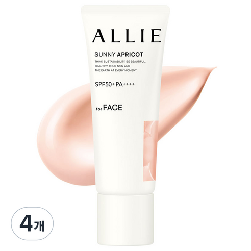 알리 크로노 뷰티 컬러 튜닝 UV 02 써니애프리콧 SPF50+PA++++, 40g, 4개