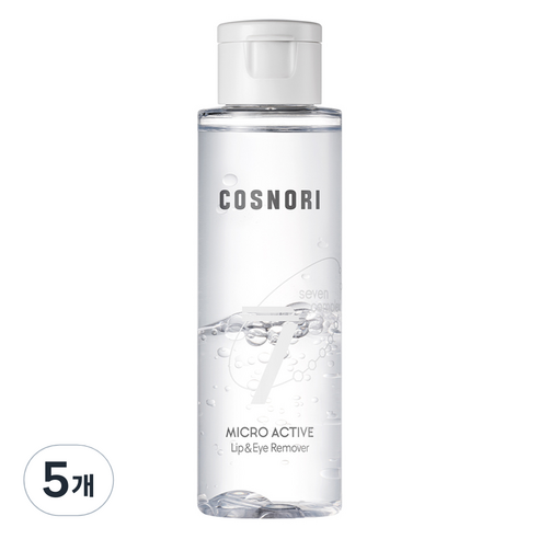 코스노리 마이크로 액티브 립앤아이 리무버, 150ml, 5개