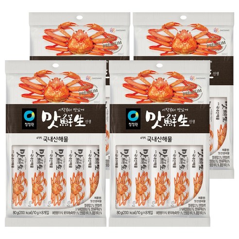 맛선생 해물 스틱, 80g, 4개