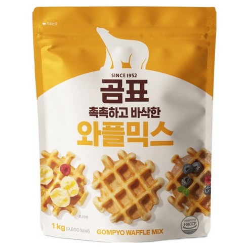 곰표 바사삭 와플믹스