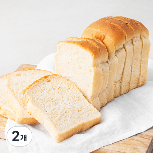 브로드카세 발효종 고소한 우유식빵, 390g, 2개