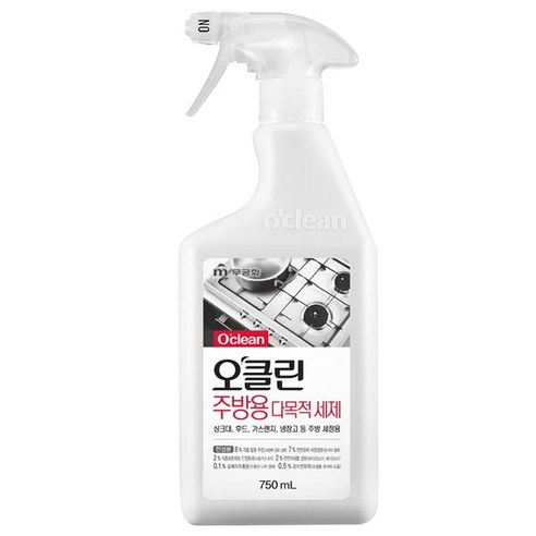 오클린 주방용 세정 스프레이, 750ml, 1개