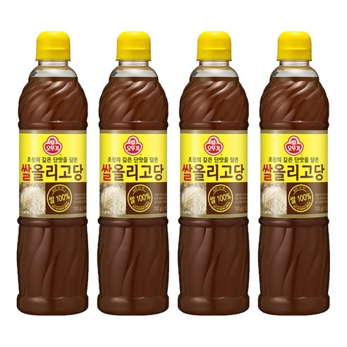 오뚜기 쌀올리고당, 700g, 4개