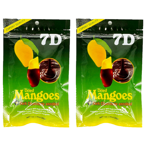 7D 초코 건망고, 80g, 2개