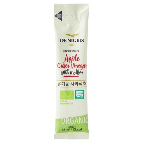 상큼한 활력, 데니그리스 유기농 사과식초로 건강한 하루를!