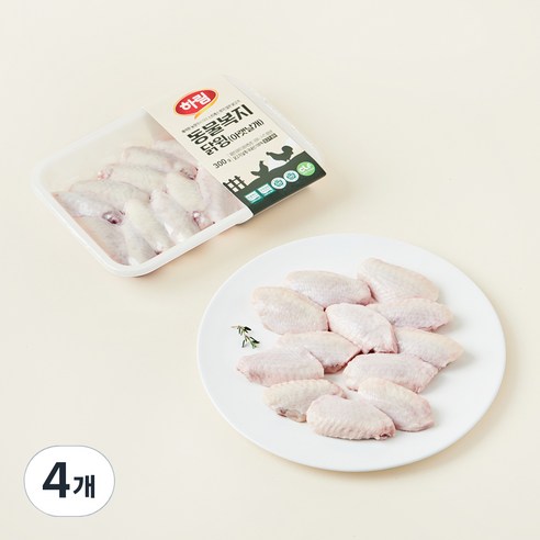 하림 동물복지 닭윙 아랫날개 (냉장), 300g, 4개